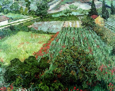 Campo con papaveri, 1889 da Vincent van Gogh